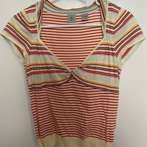 Anthropologie Cropped Knit Top